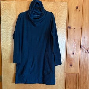 Torrid Dark Blue Cowl Neck Tunic